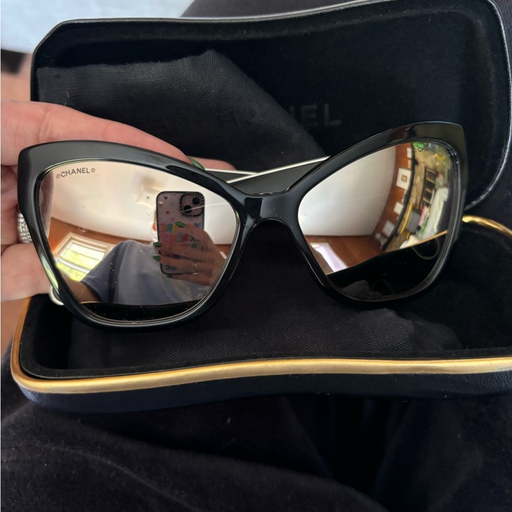 Chanel sunglasses with case